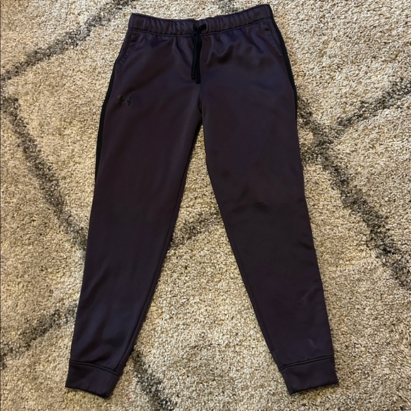 Under Armour purple/black & gray/black loose fit jogger pants size youth Large - Picture 3 of 10